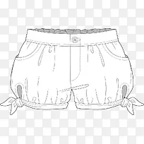 童装矢量款式图