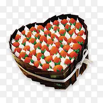 心形草莓奶油蛋糕