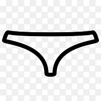 underwear woman icon