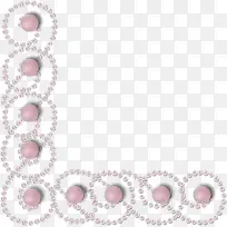 粉红珍珠边框