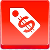 银行账户Red-Buttons-icons
