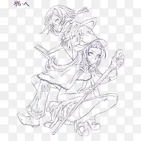 卡通人物手绘