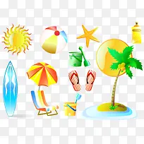 夏天海滩