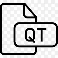 Qt文档界面符号中风图标