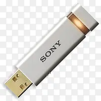 白色SONY的USB