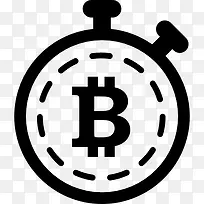 比特币的象征在计时器变图标
