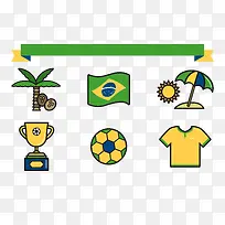 巴西里约奥运会装饰图
