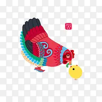 2017鸡吉祥物免扣下载元素