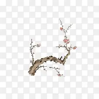 梅花树枝素材