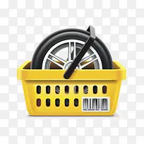 轮胎篮子Automotive-Tools-icons