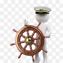 3D水手船长小人