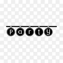party字体