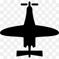 飞机小尺寸俯视图标