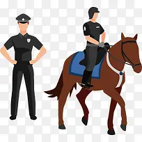 骑马的警察