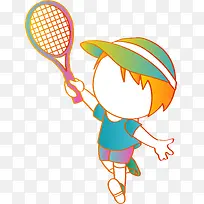网球男孩