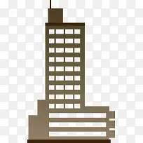 高楼扁平化楼城市