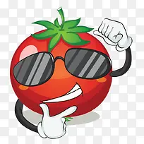番茄戴眼镜