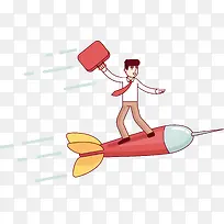 卡通办公商务金融矢量图