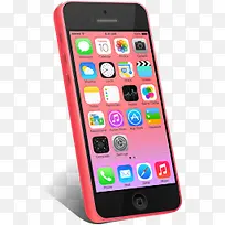iPhone粉红iPhone 5S和5C；
