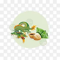 中国风端午粽子图标