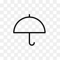 雨伞标志符号图标