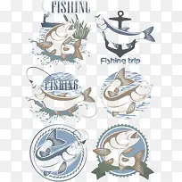 矢量钓鱼logo