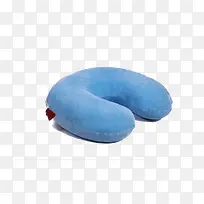 蓝色u型枕