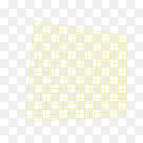 矢量黄色方形立体网格