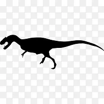 异特龙恐龙形状图标