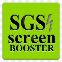 绿色简洁SGS认证电力安全标志