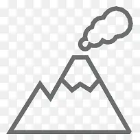 山火山Outline-icons