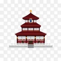 中国故宫矢量图设计