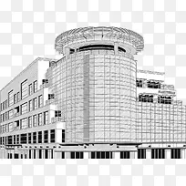 现代博物馆建筑插图