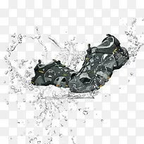 水 鞋子