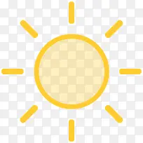 太阳射线小Vector-stylish-weather-ic