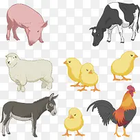矢量农场的牲畜