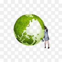 绿色生机保护地球