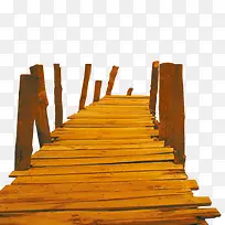 简易木桥免抠素材