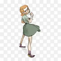 女孩