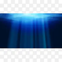 深海下的蓝色海水