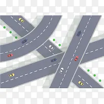 交错的高速公路