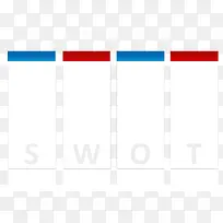 swotppt并列图示