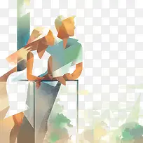 简约风格插图