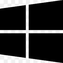 Windows徽标的轮廓图标