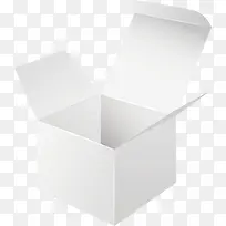 白色打开盒子