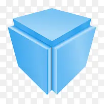立体方块logo矢量