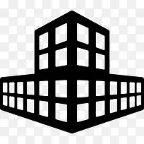 三维建筑图标