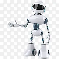 智能机器人白色数码生活