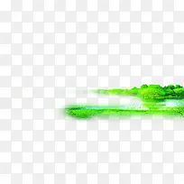 绿色远景岸边素材