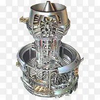 涡轮发动机结构图